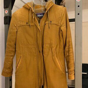 Patagonia Nest Brown Fleece Lined Field Coat Size XS 2018